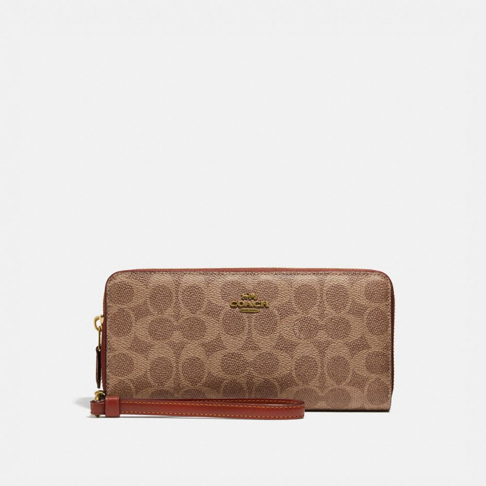 coach canvas wristlet Online Sale