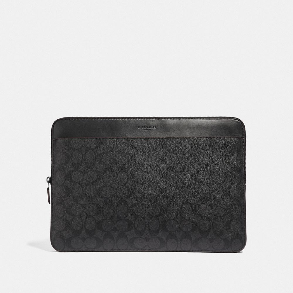 COACH® Laptop Case In Signature Canvas