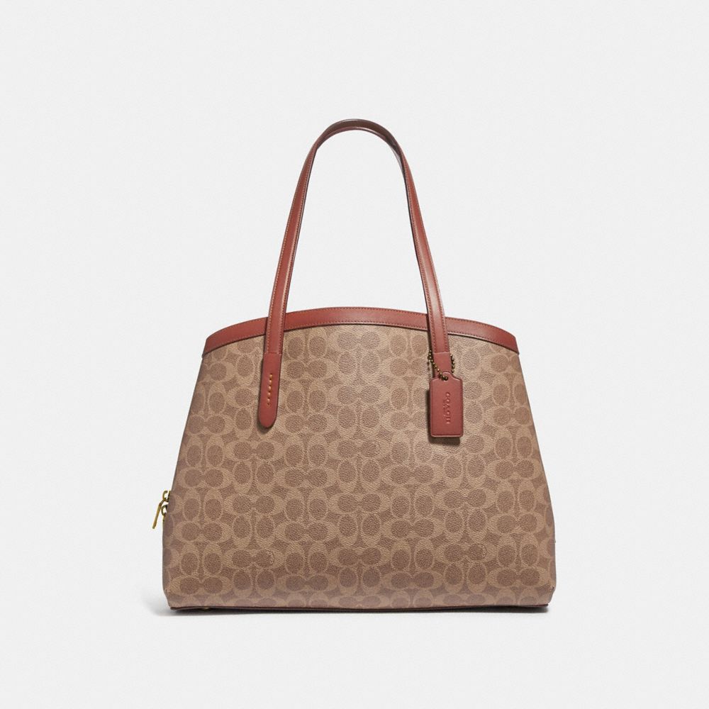 coach charlie carryall 28 signature