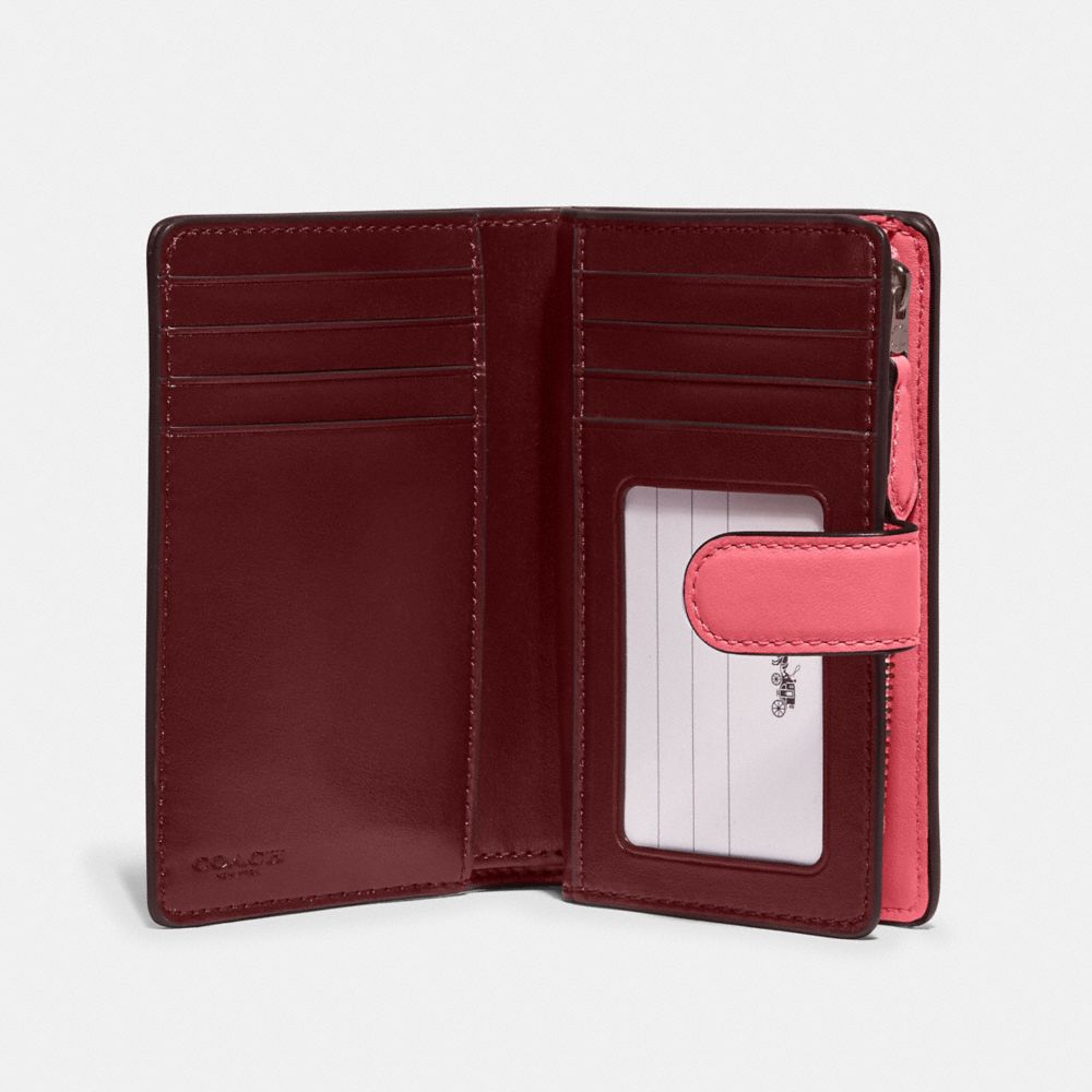 COACH® Outlet Medium Corner Zip Wallet In Signature Leather