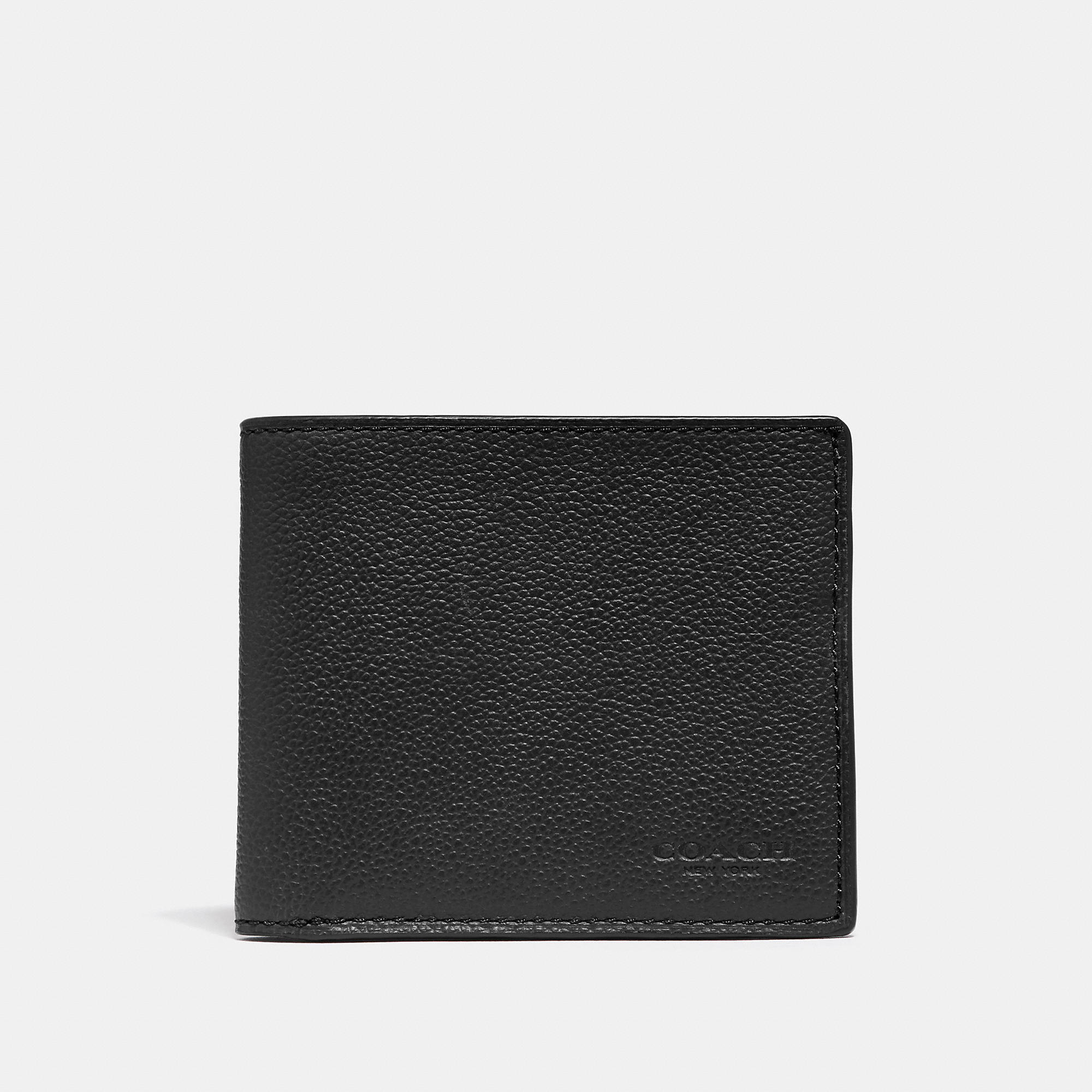 Shop Coach Outlet Id Billfold Wallet In Black