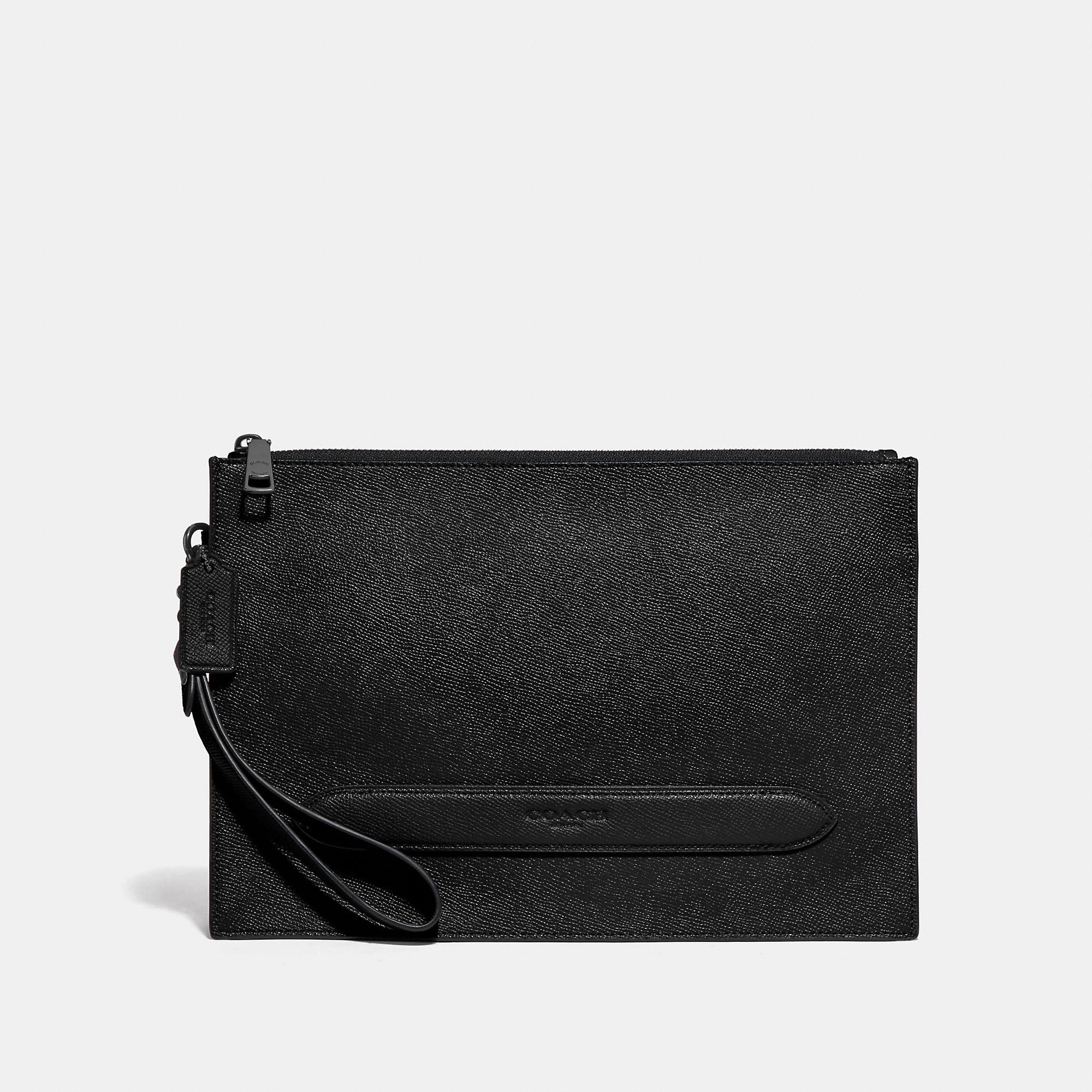 Coach Structured Pouch In Black