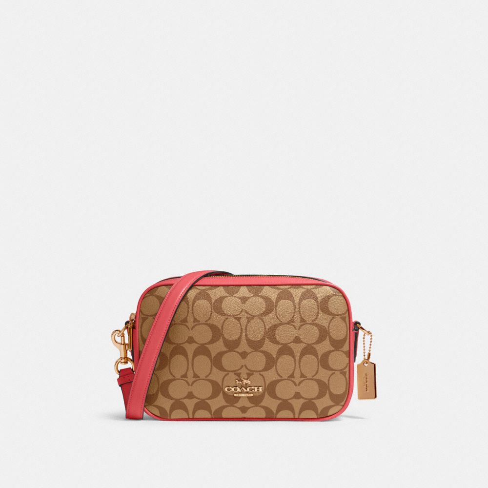 Coach Jes Crossbody in Blocked Signature Canvas