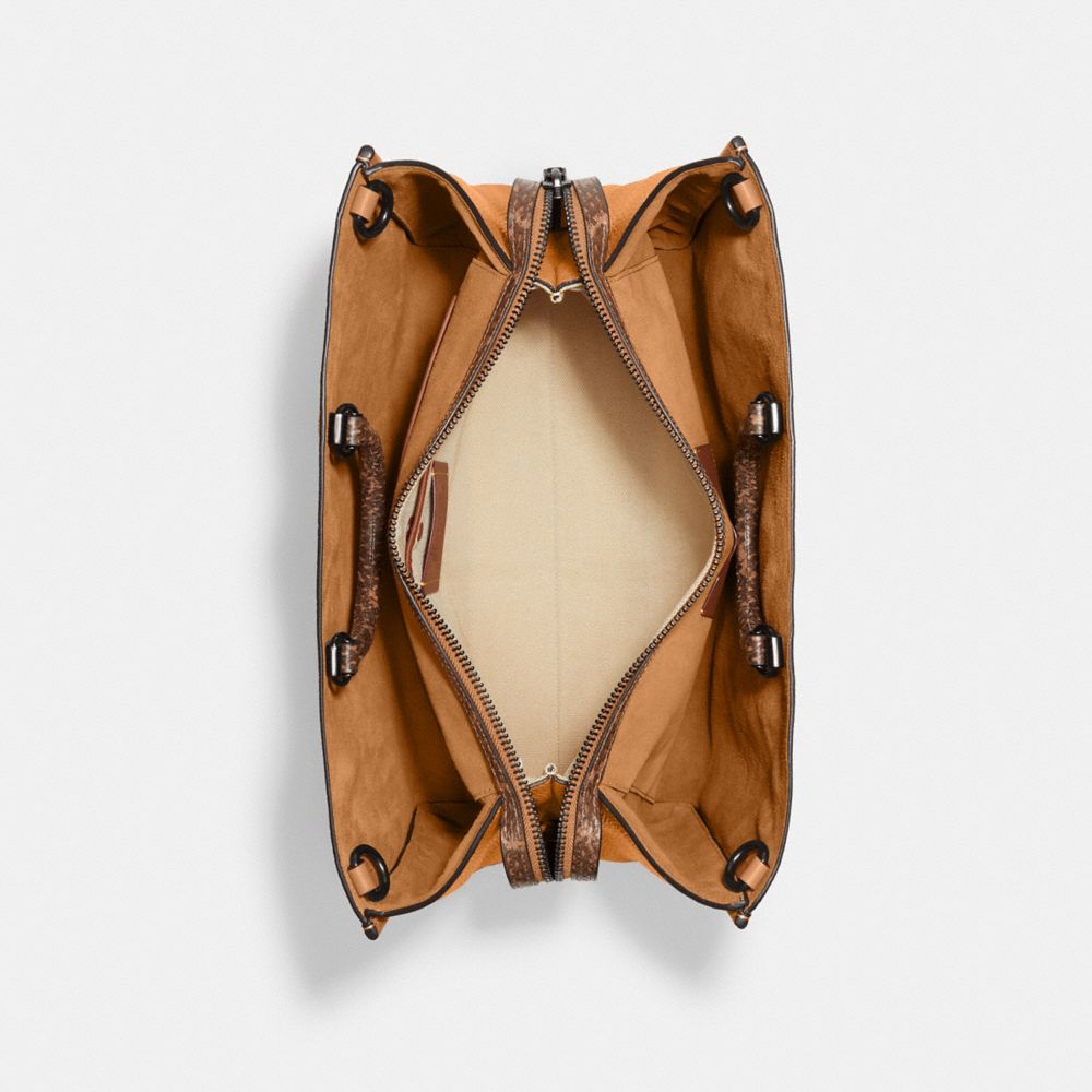 COACH® | Coach X Jean Michel Basquiat Rogue 39 With Snakeskin Detail