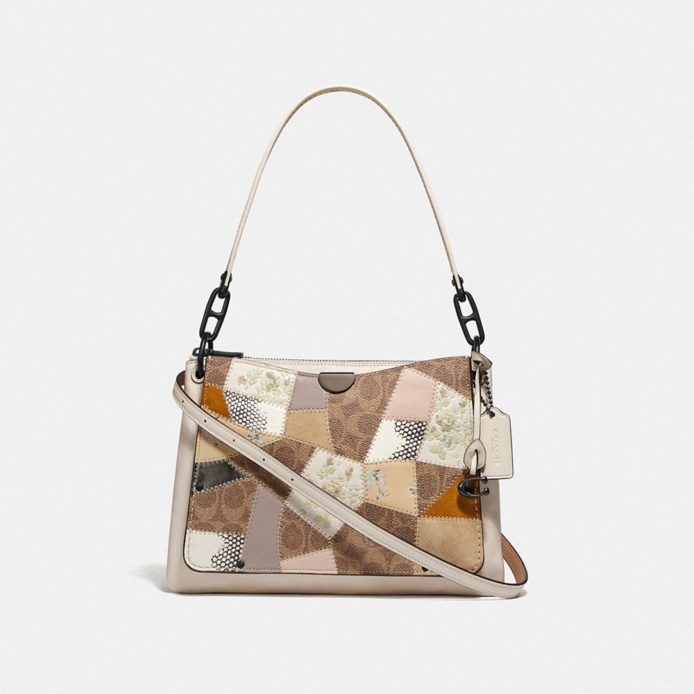 COACH® Outlet Dreamer Shoulder Bag In Signature Canvas Patchwork