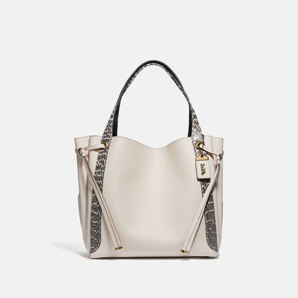 COACH® | Harmony Hobo 33 In Colorblock With Snakeskin Detail