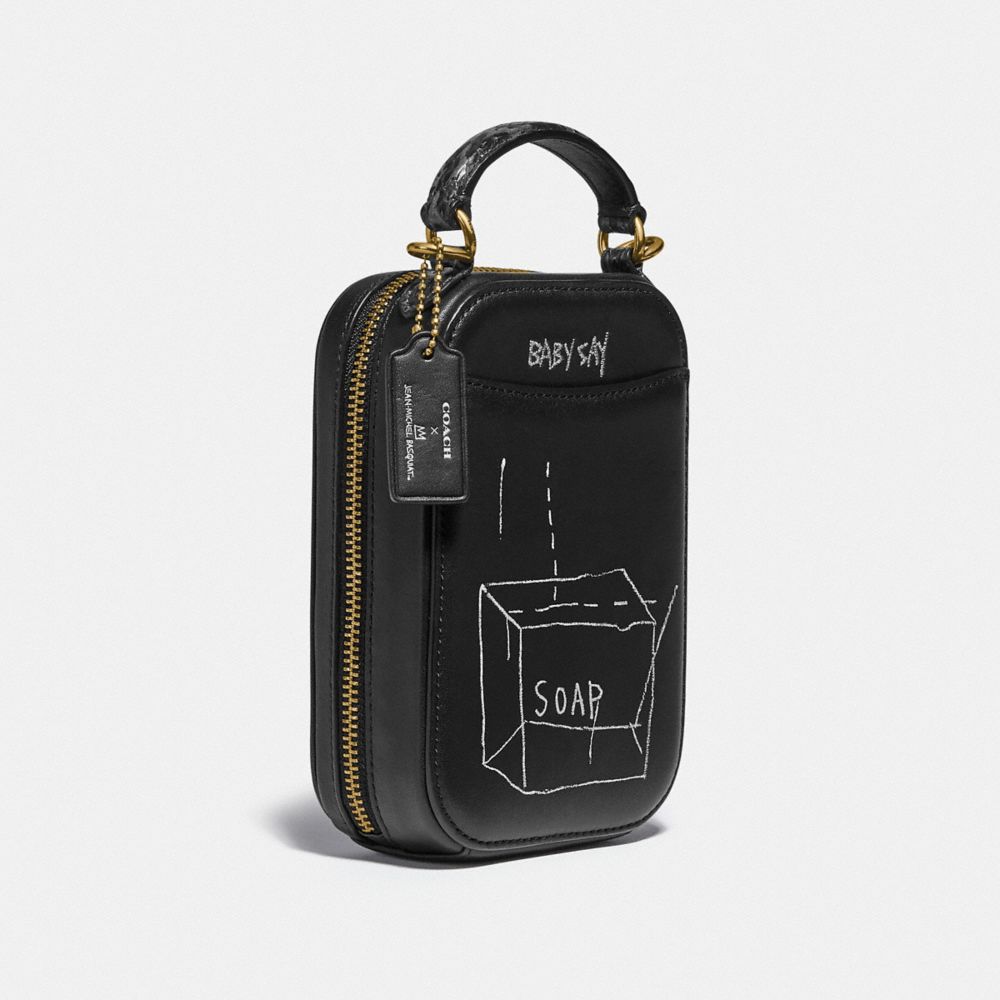 COACH® | Coach X Jean Michel Basquiat Alie Camera Bag With Snakeskin Detail