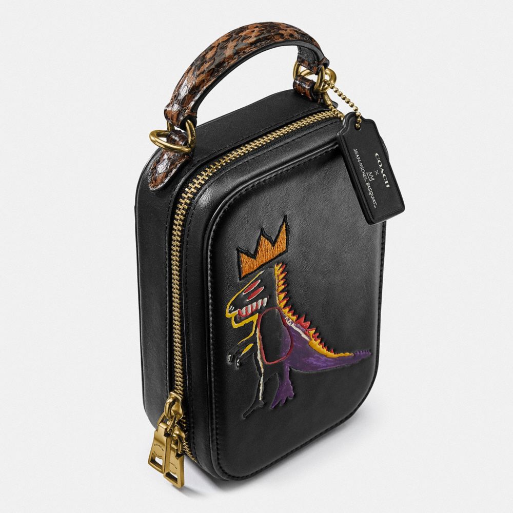 COACH® | Coach X Jean Michel Basquiat Alie Camera Bag With Snakeskin Detail