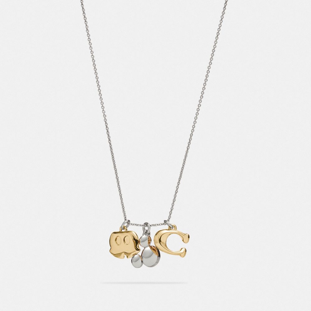 COACH® Disney X Coach Mickey Charm Necklace