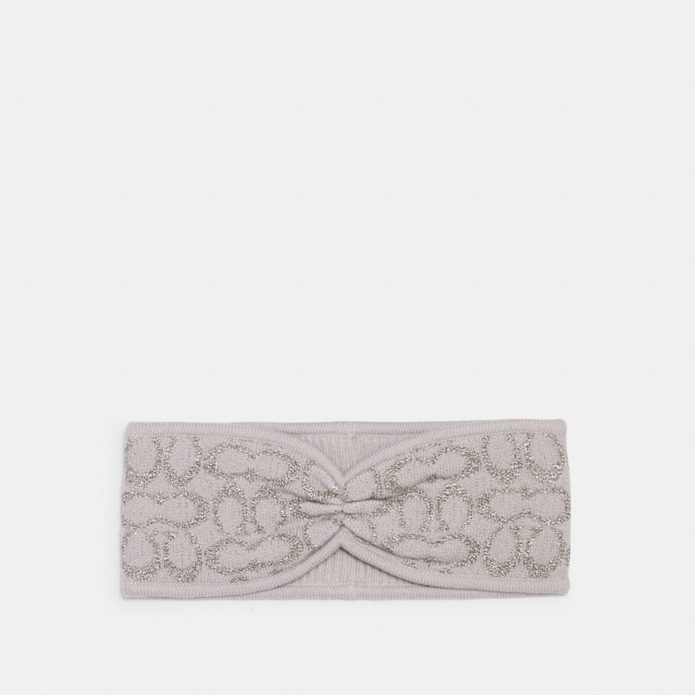 COACH® Outlet Signature Print Knit Headband