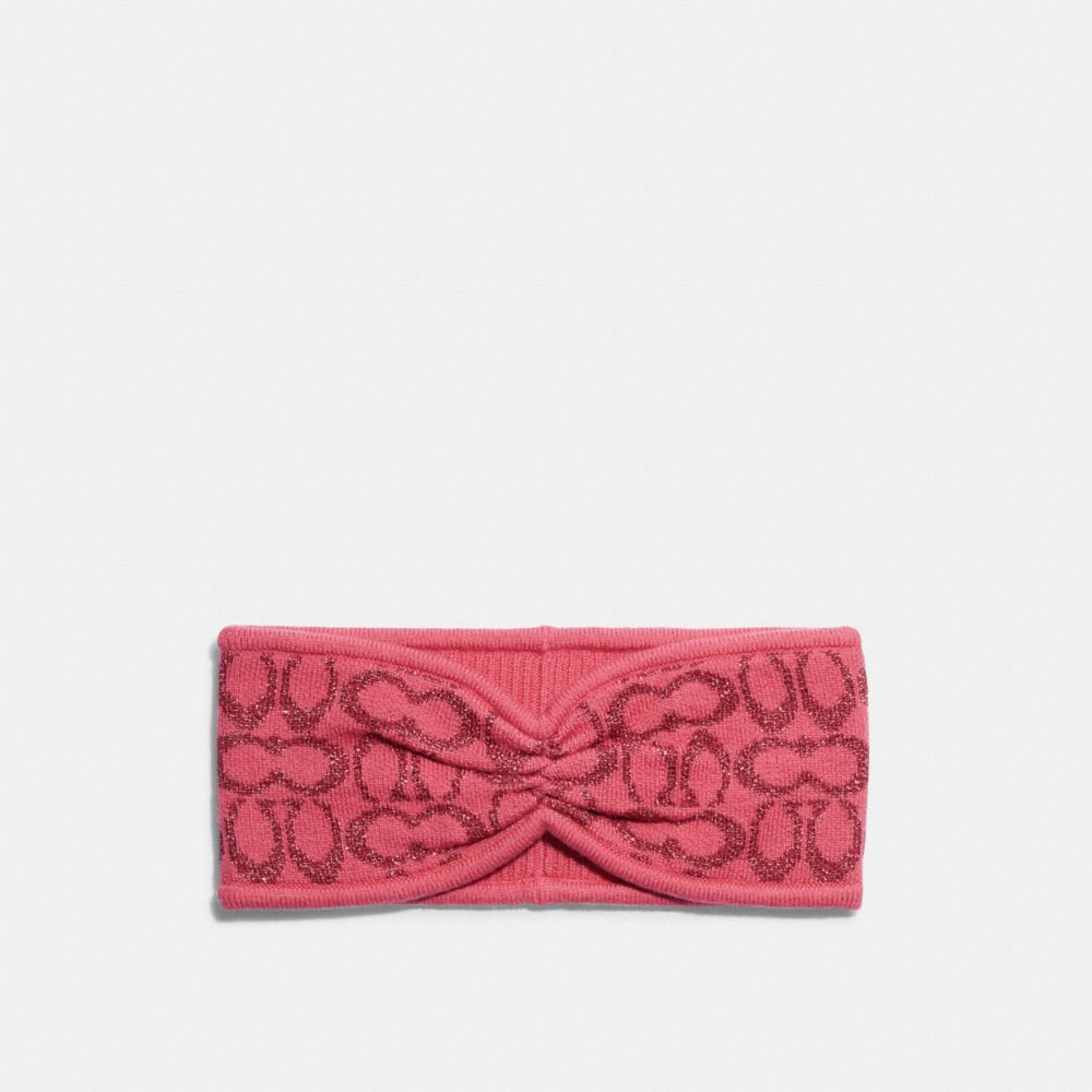 COACH® Outlet Signature Print Knit Headband