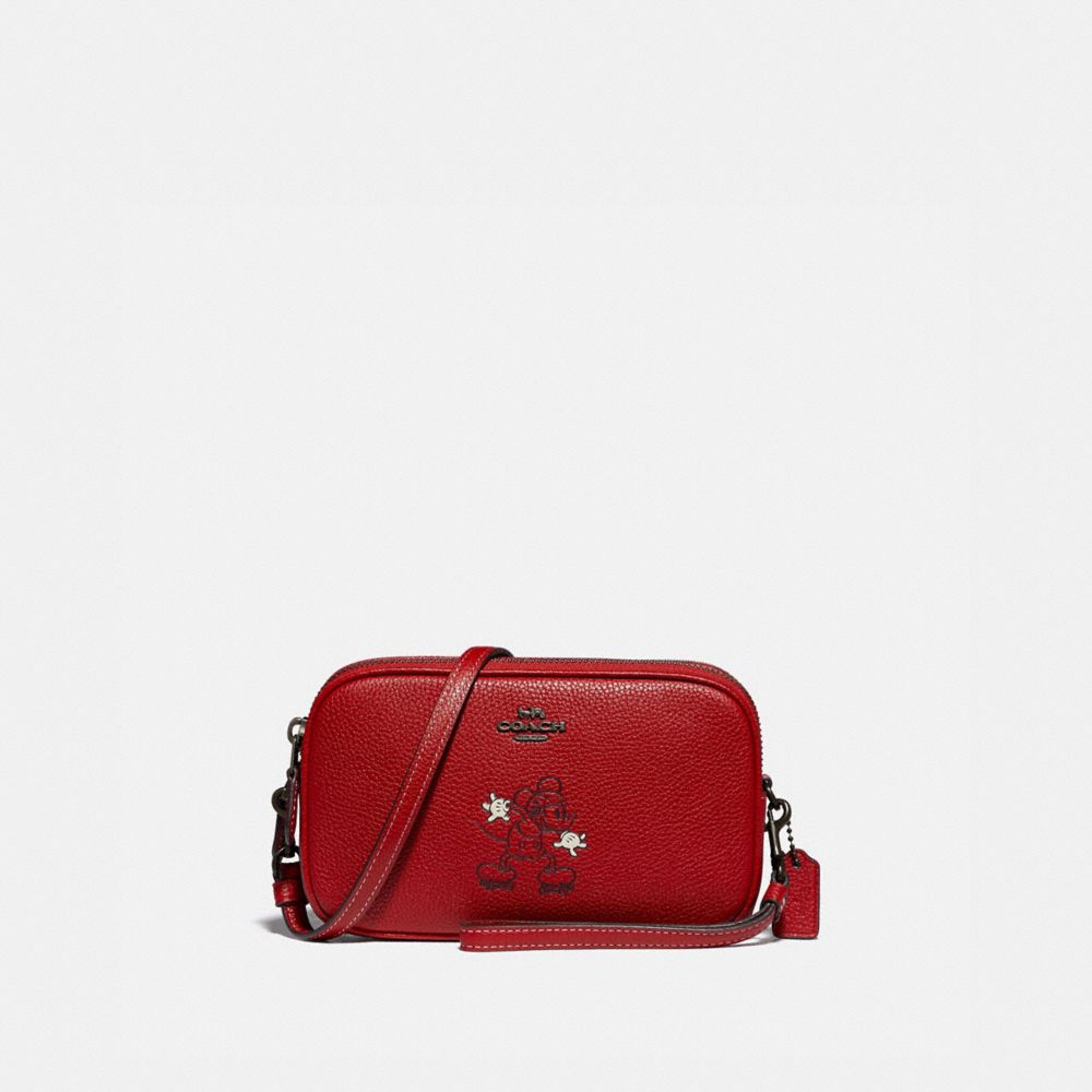 COACH® Disney X Coach Sadie Crossbody Clutch With Disney Motif