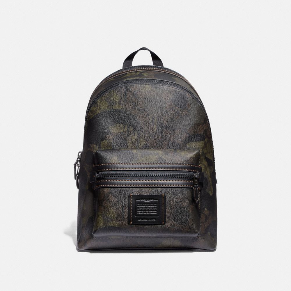 Academy Backpack In Signature Canvas With Camo Print COACH®
