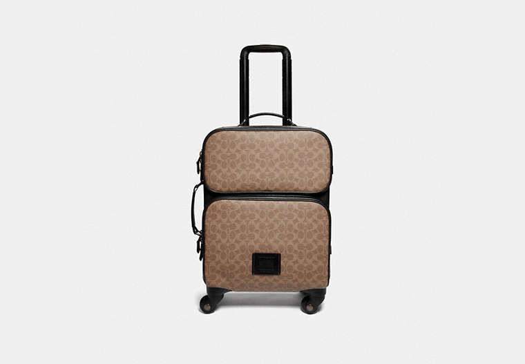 COACH®: Academy Travel Wheeled Carry On In Signature Canvas
