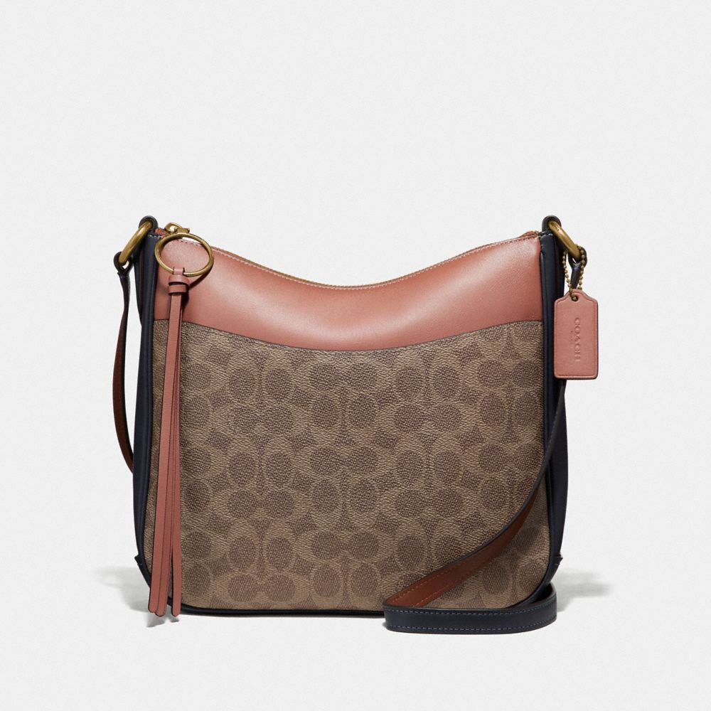 Chaise Crossbody In Colorblock Signature Canvas COACH®