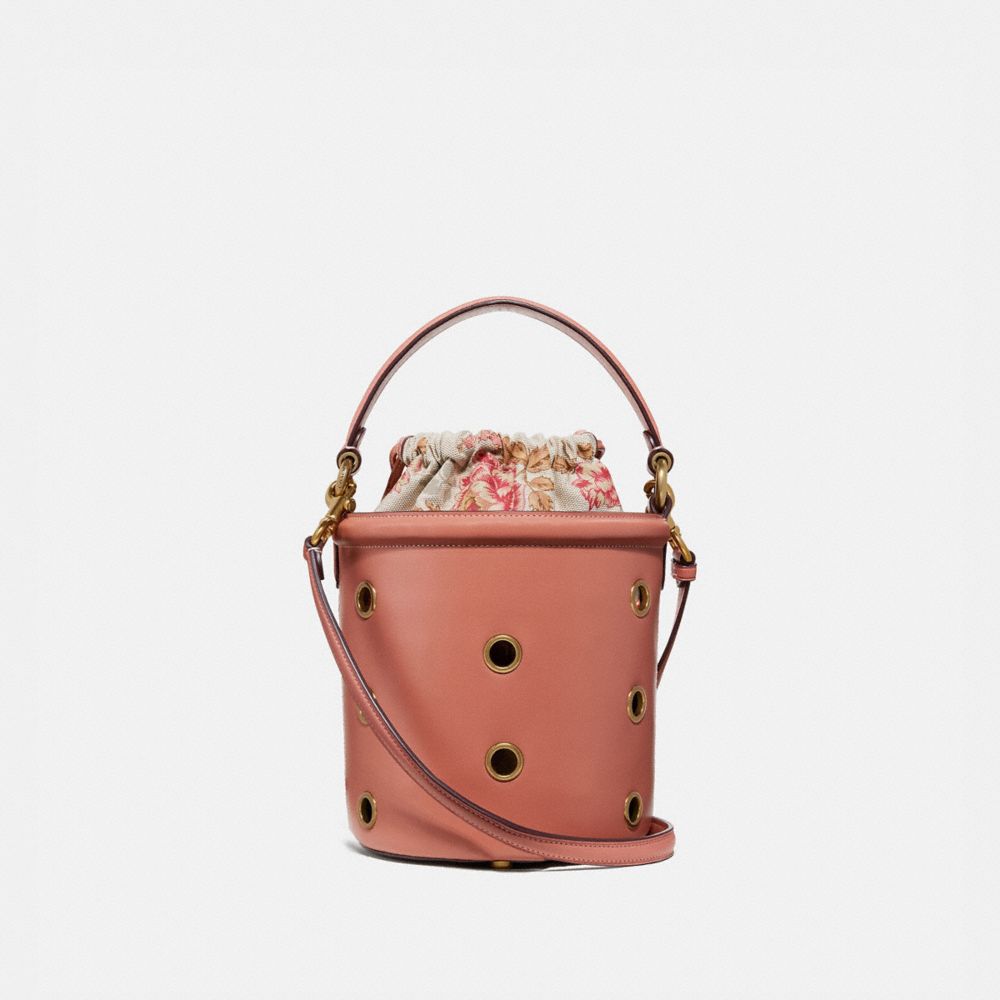 COACH® Drawstring Bucket Bag With Grommets
