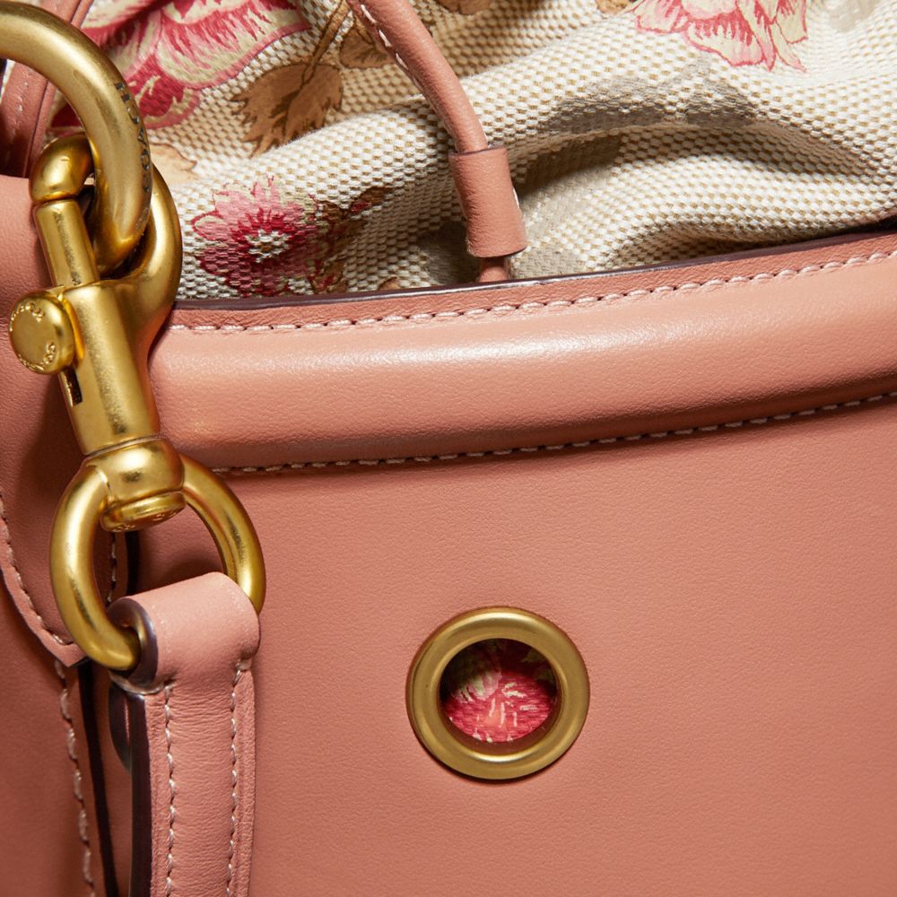 COACH® Drawstring Bucket Bag With Grommets