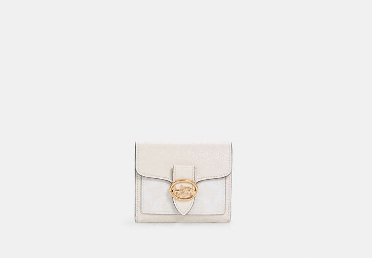 COACH® Outlet | Georgie Small Wallet In Signature Canvas