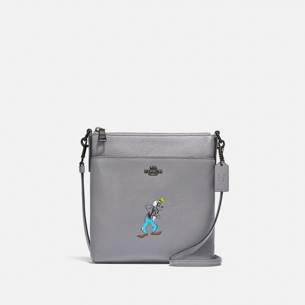 COACH® Disney X Coach Kitt Messenger Crossbody With Goofy Motif