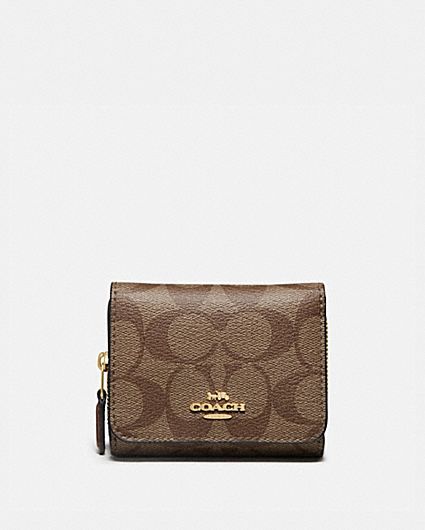 COACH® | Travel Envelope Wallet In Blocked Signature Canvas