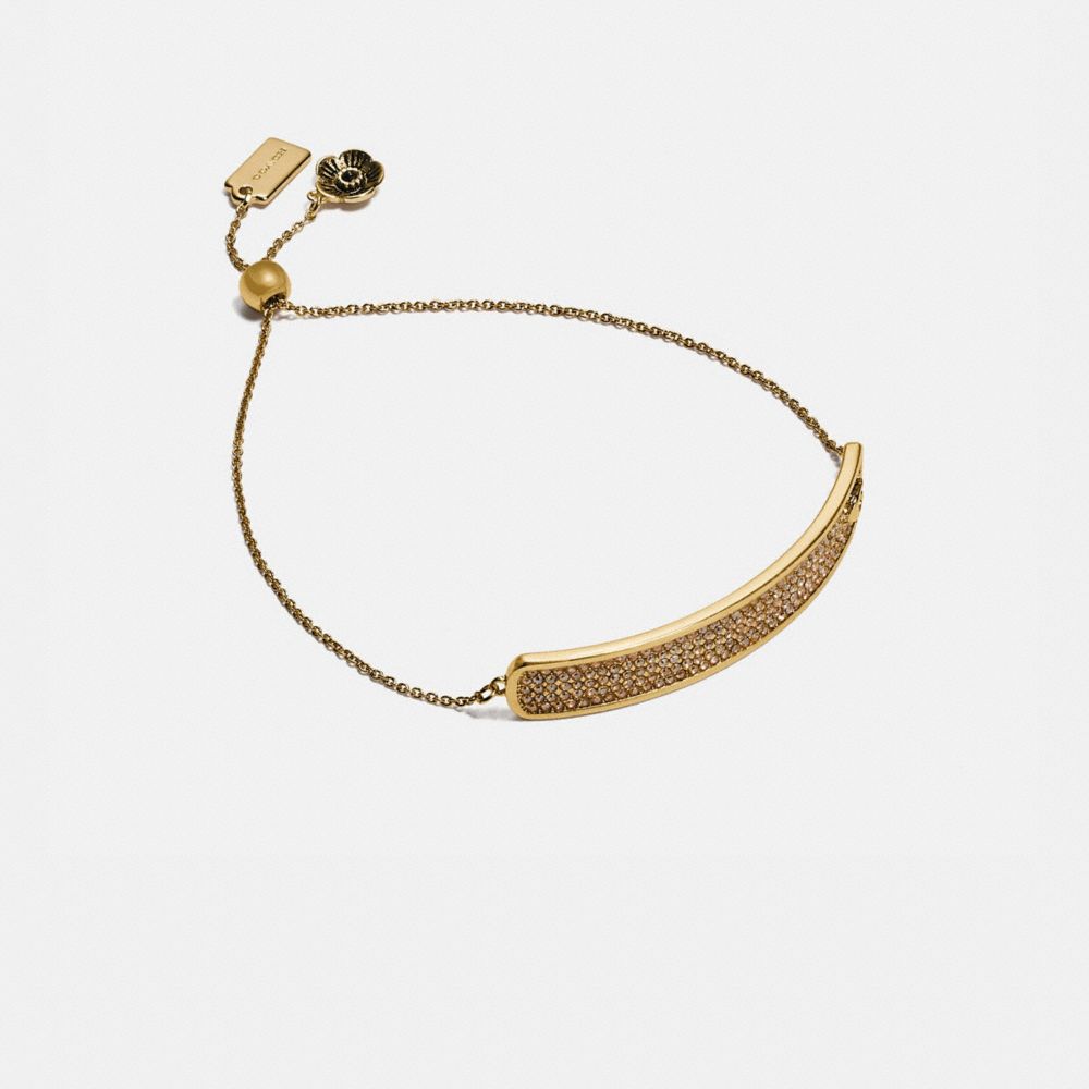 coach pave bracelet
