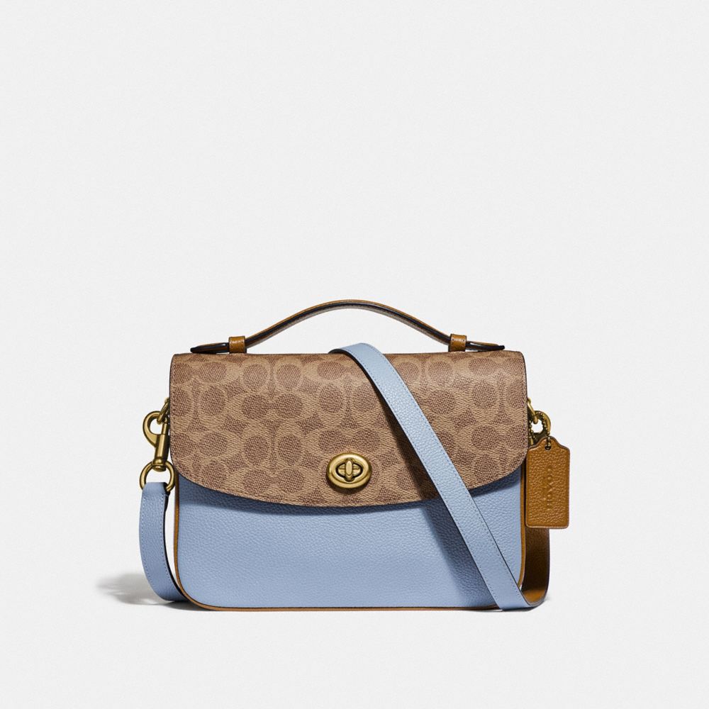 COACH® | Cassie Crossbody With Signature Canvas Blocking