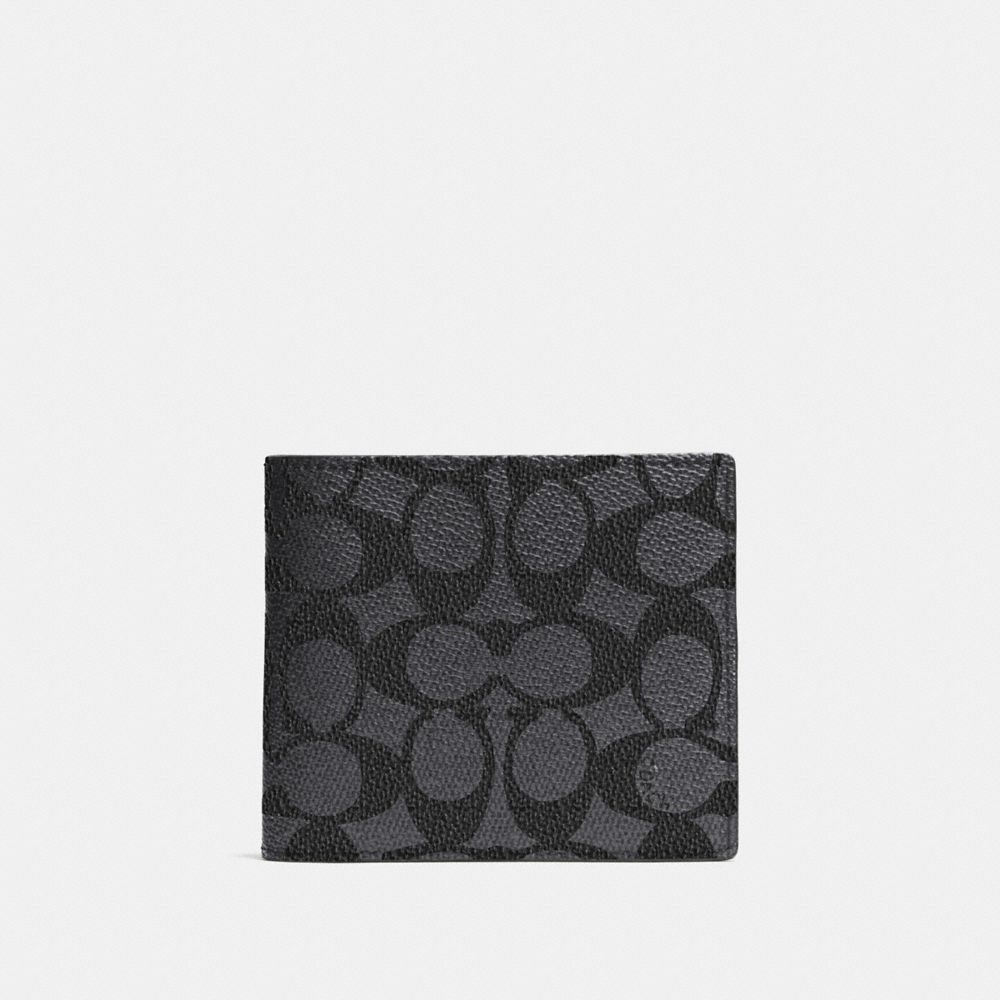 Gray Canvas Front Pocket Wallet