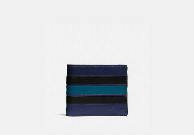 3 In 1 Wallet With Varsity Stripe