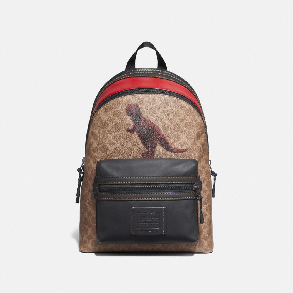 Academy Backpack In Signature Canvas With Rexy By Sui Jianguo COACH®