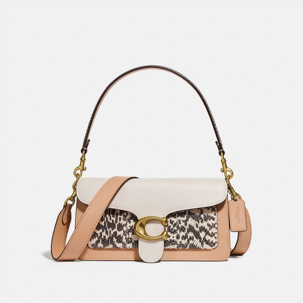 COACH® Tabby Shoulder Bag 26 In Colorblock With Snakeskin Detail