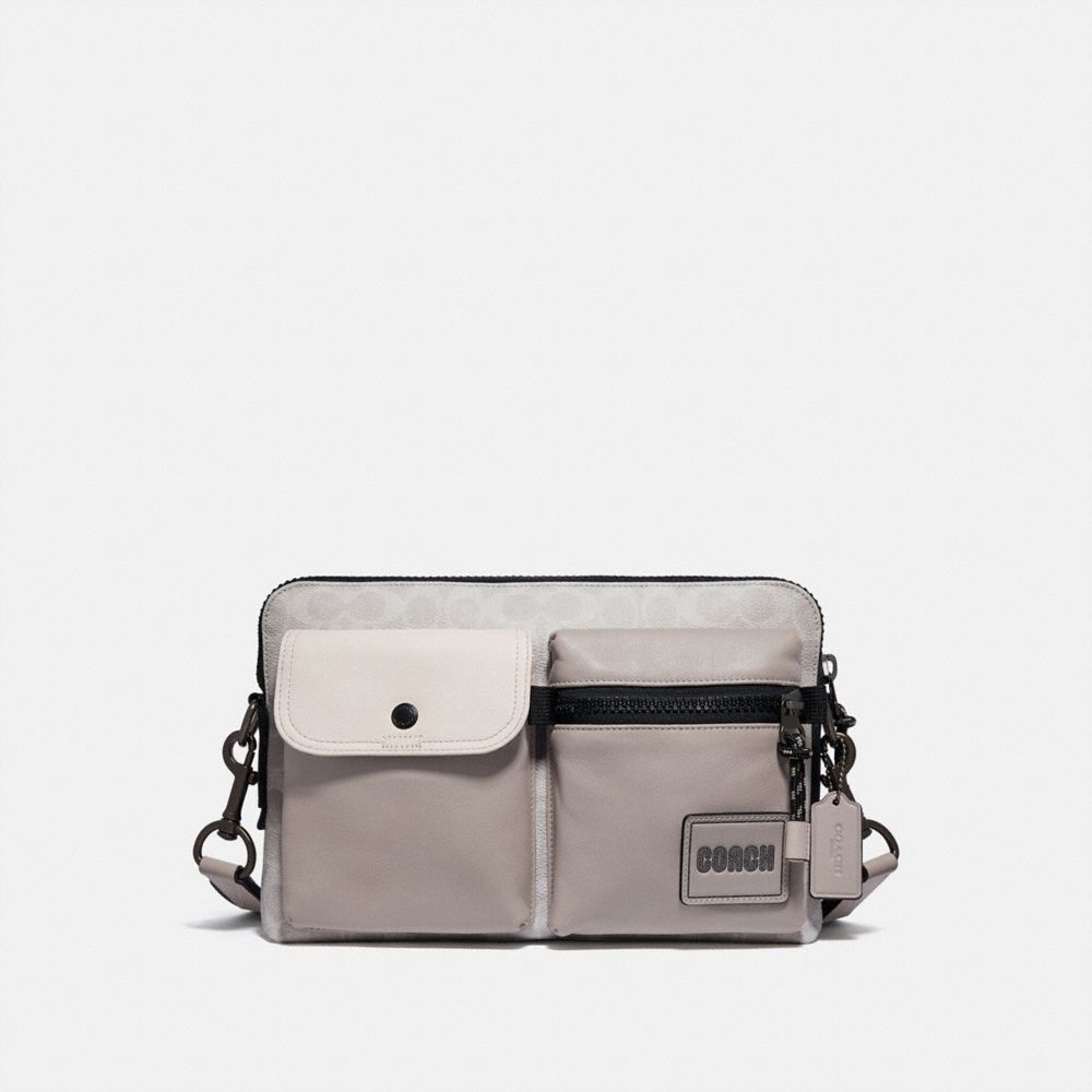 COACH® Pacer Modular Crossbody In Signature Canvas With Coach Patch