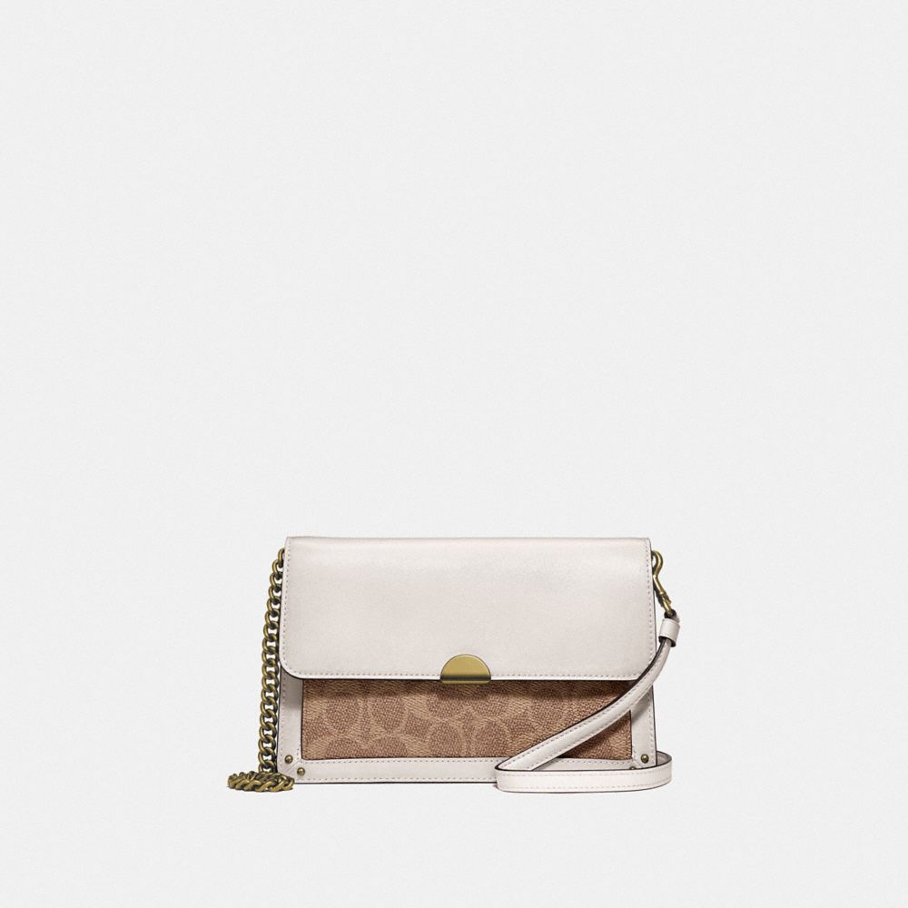 coach dreamer convertible crossbody in colorblock signature canvas