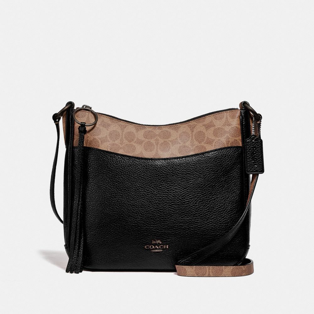 COACH® Chaise Crossbody With Signature Canvas Blocking