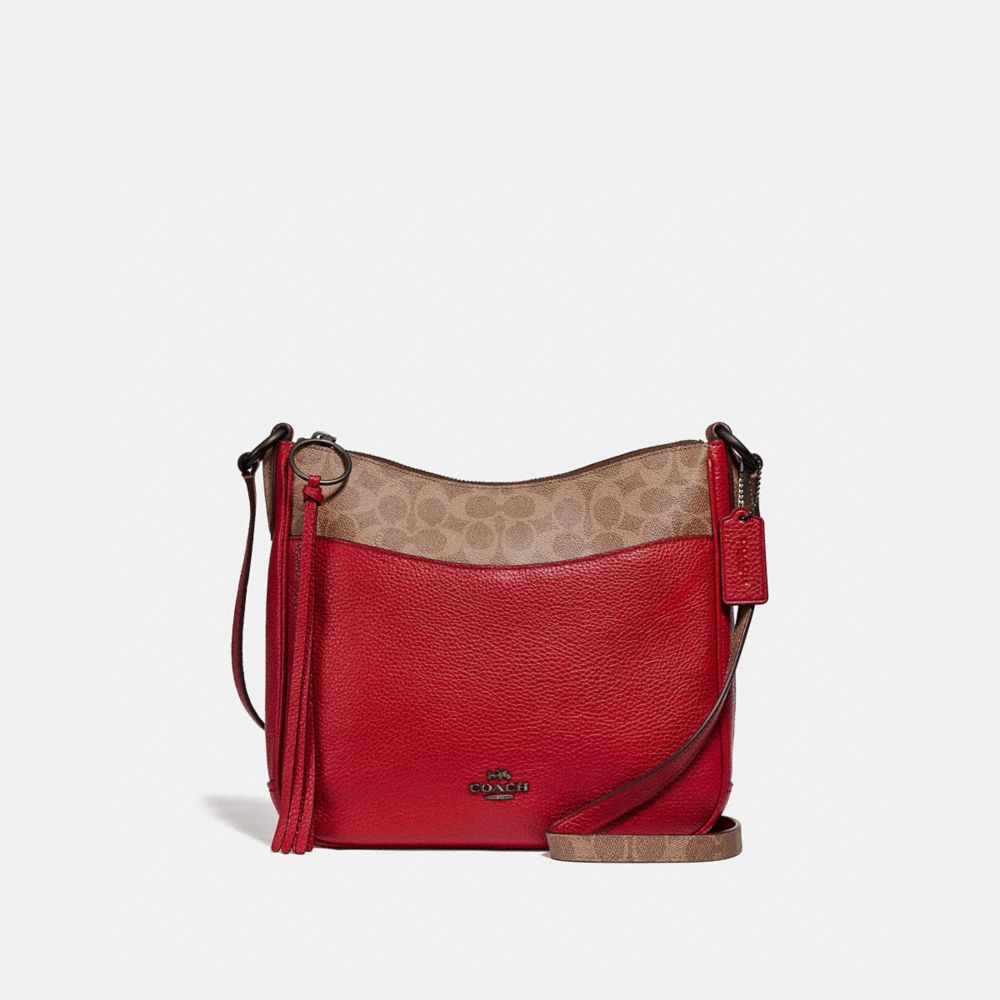 COACH® Chaise Crossbody With Signature Canvas Blocking