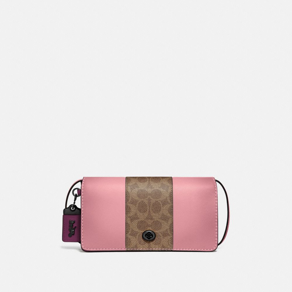 COACH® | Dinky With Signature Canvas Blocking
