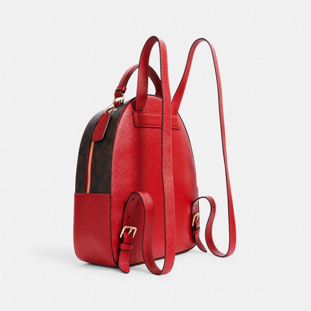 COACH® Outlet | Jordyn Backpack With Signature Canvas Detail