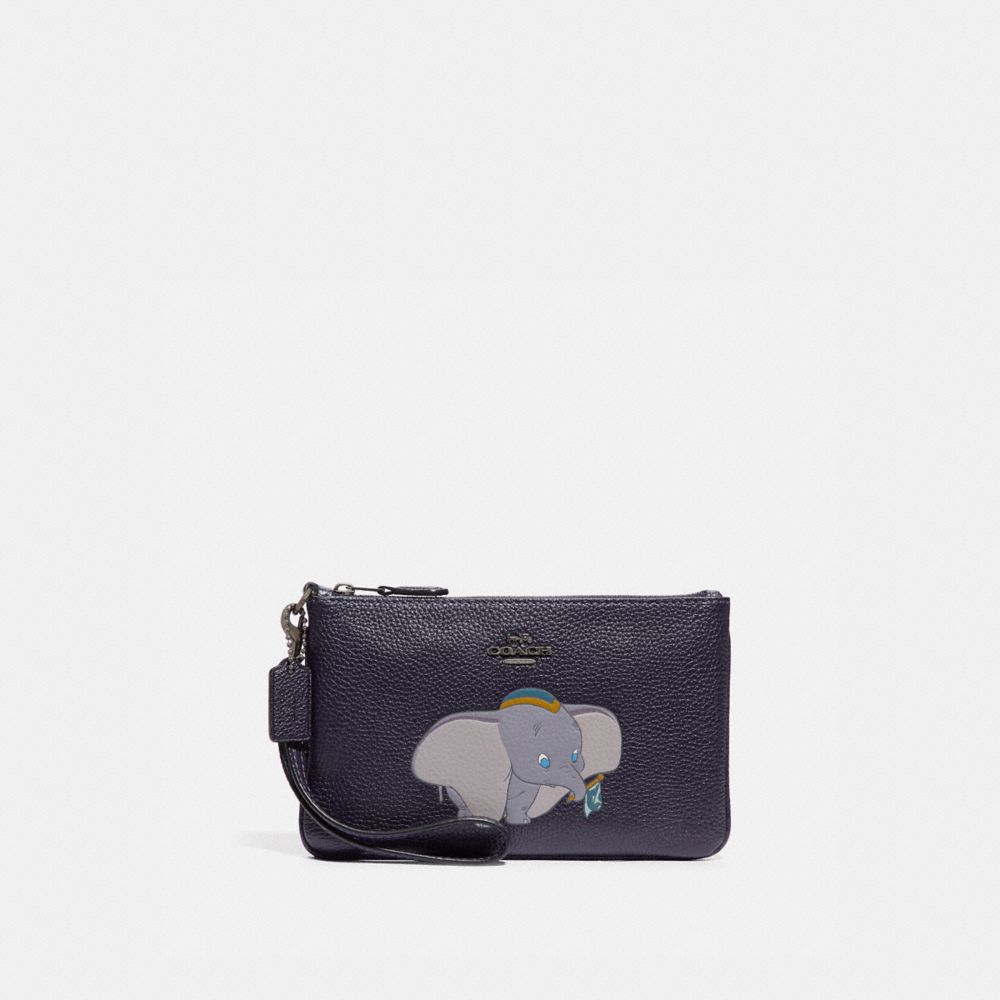 Disney X Coach Small Wristlet With Dumbo Motif COACH®
