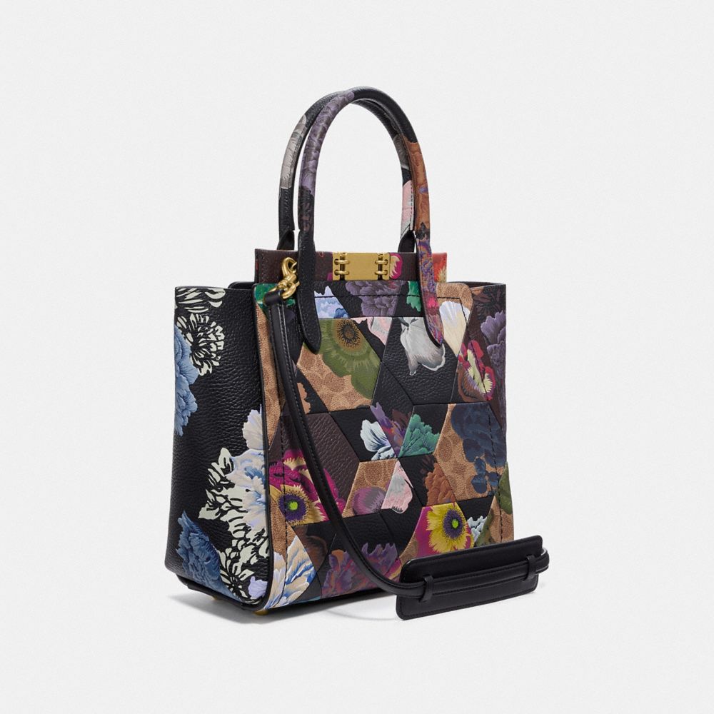COACH®: Troupe Tote In Signature Canvas With Patchwork Kaffe Fassett Print