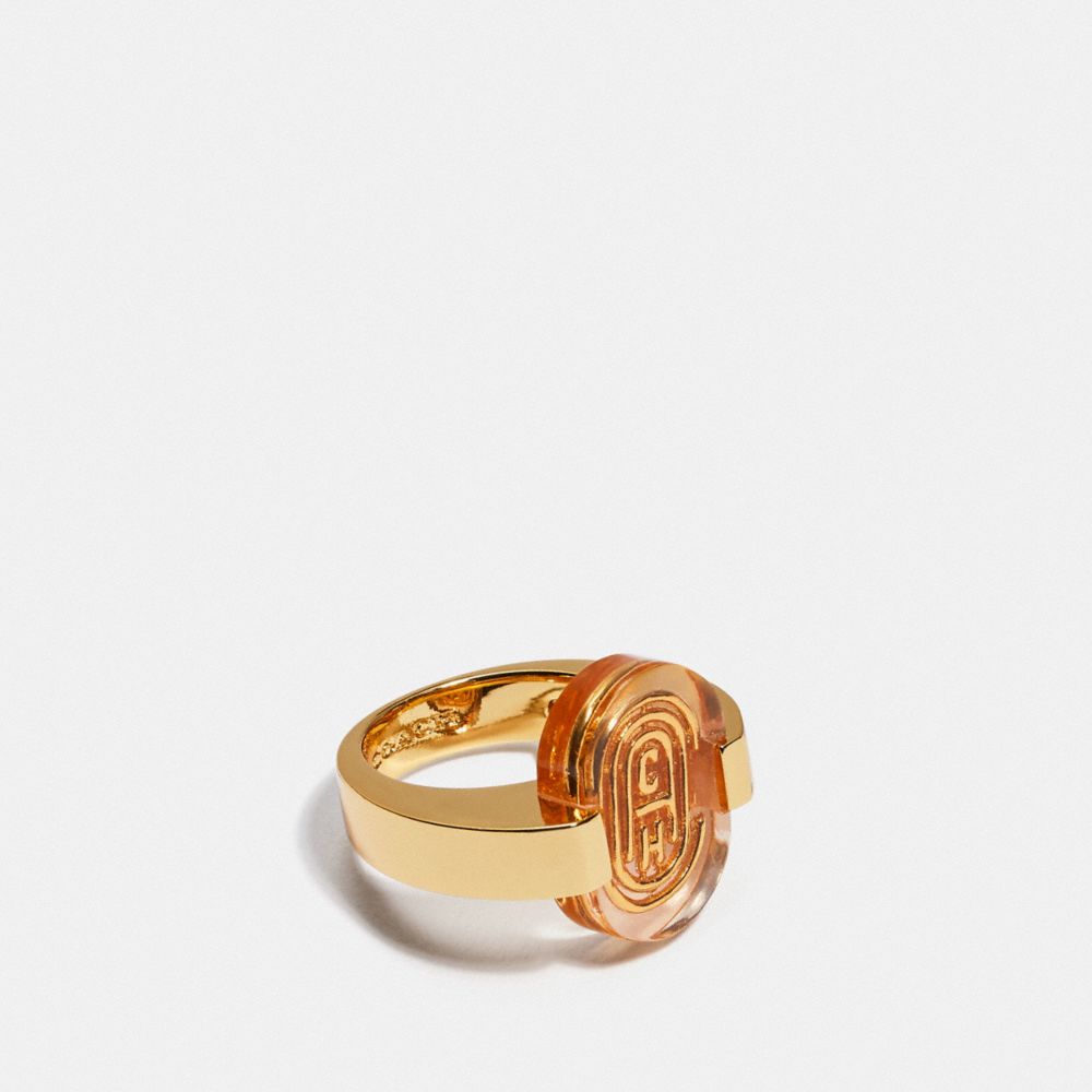 Retro Signature Ring | COACH®