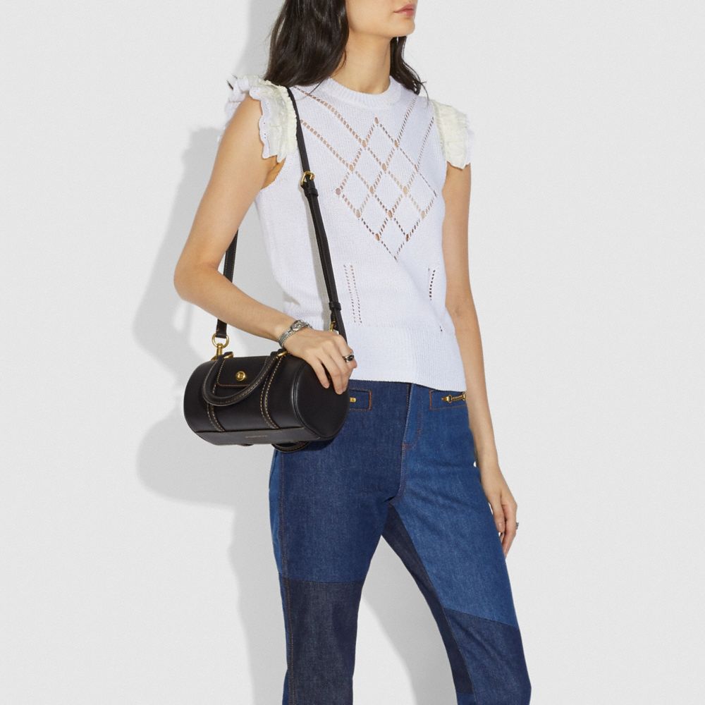 coach barrel bag
