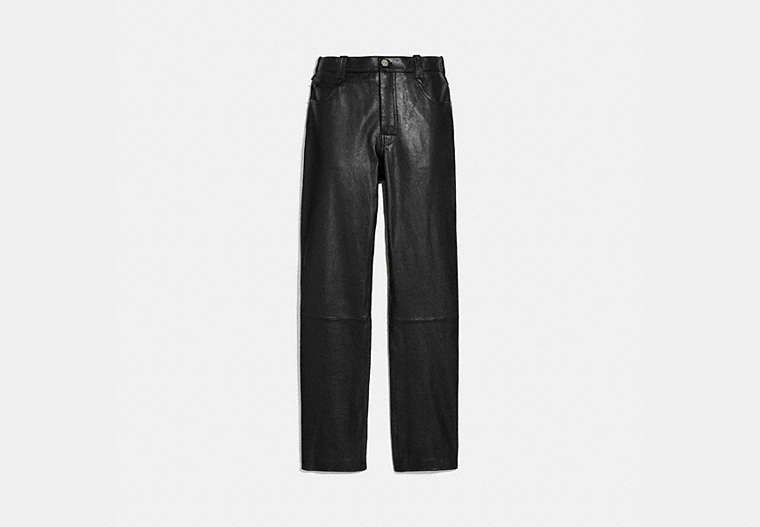COACH®: Leather Pants