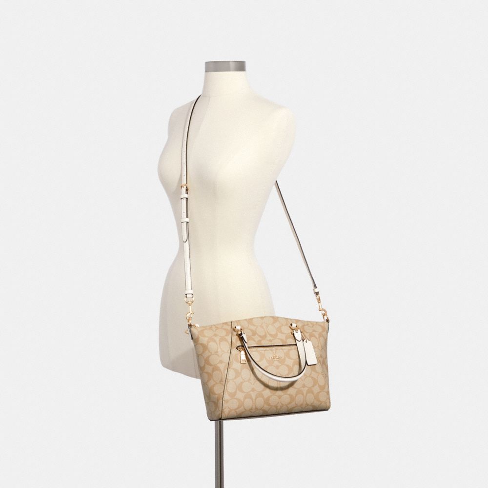 COACH®,Prairie Satchel In Signature Canvas,,Alternate View