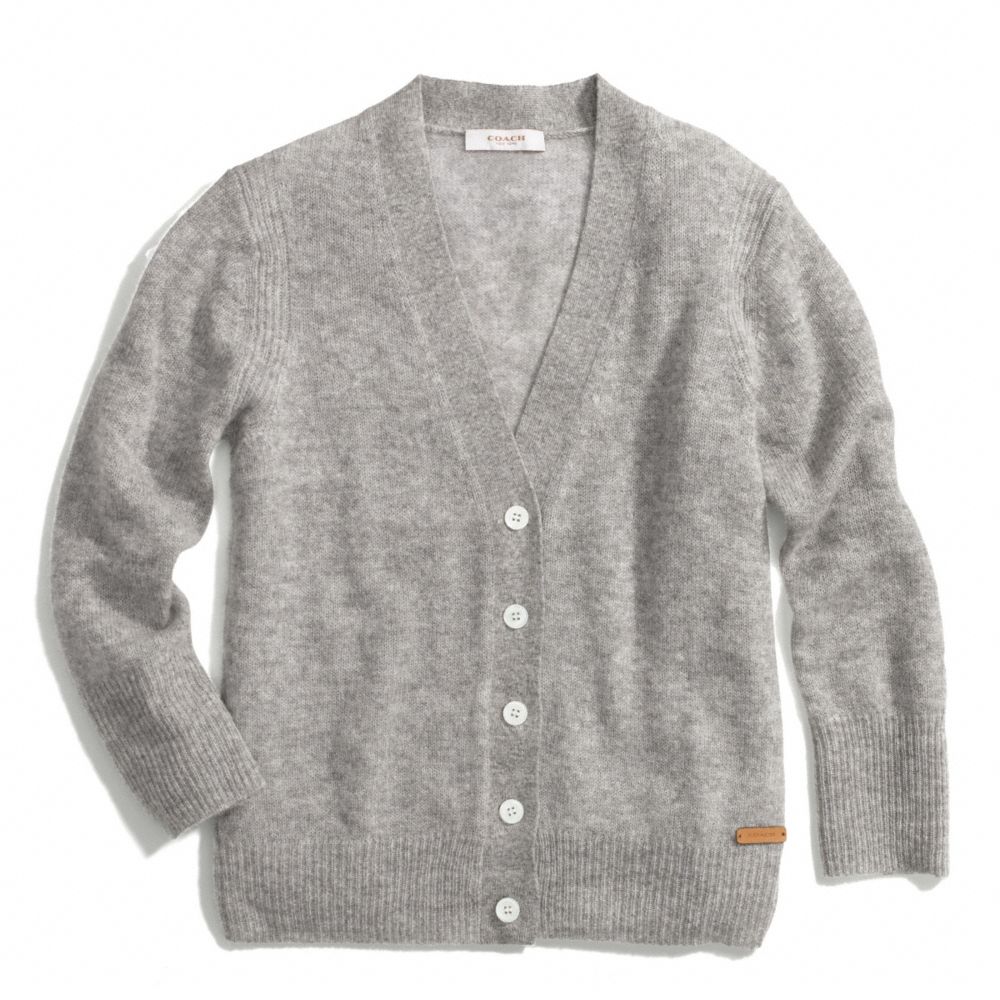 Cashmere Sheer Fine Gauge Cardigan COACH®