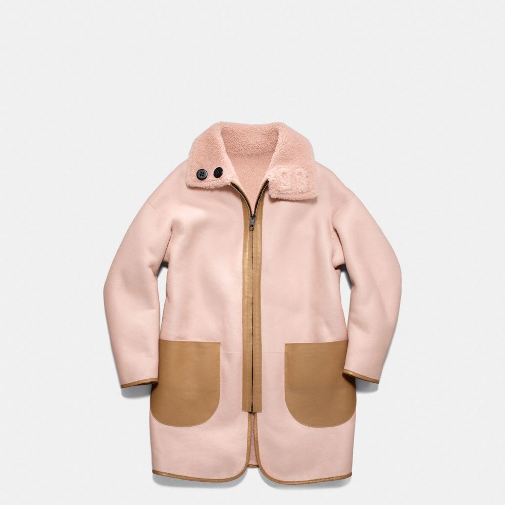 Reversible Shearling Cardigan Coat | COACH®