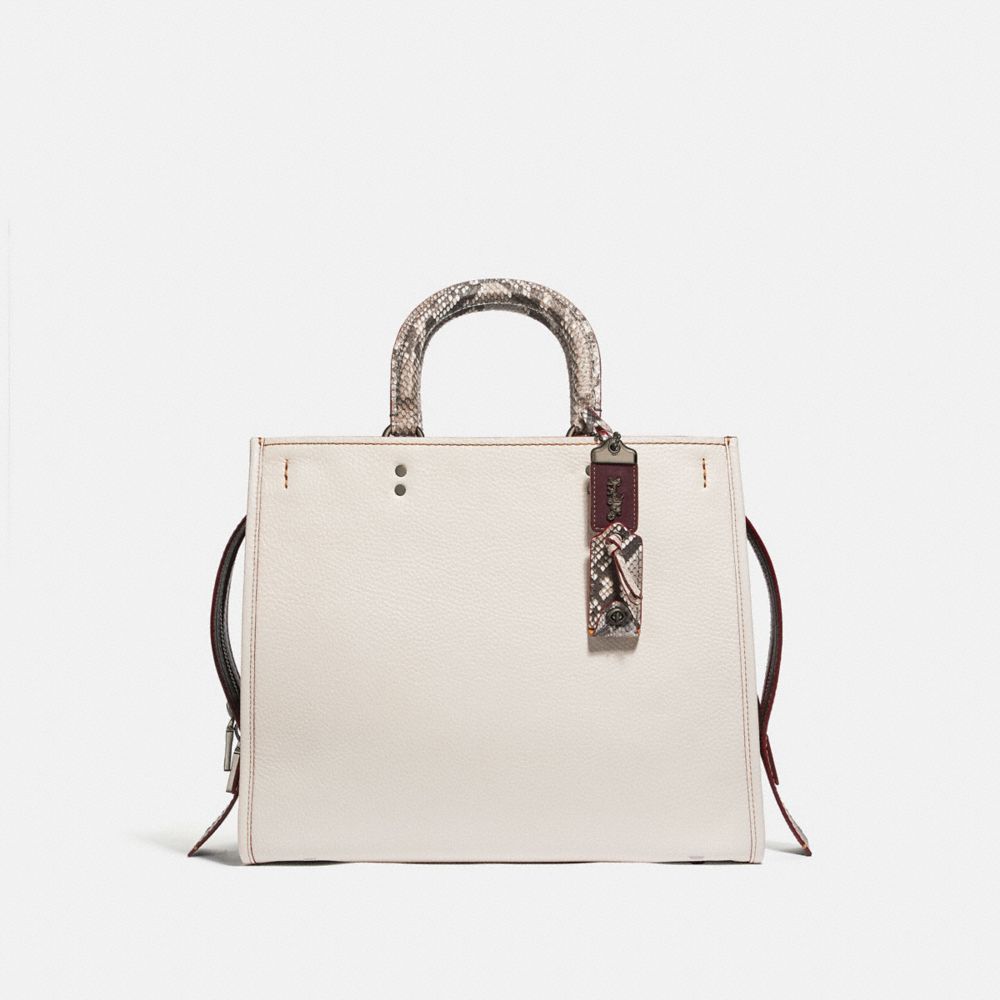Rogue 36 In Colorblock With Snakeskin Detail | COACH®