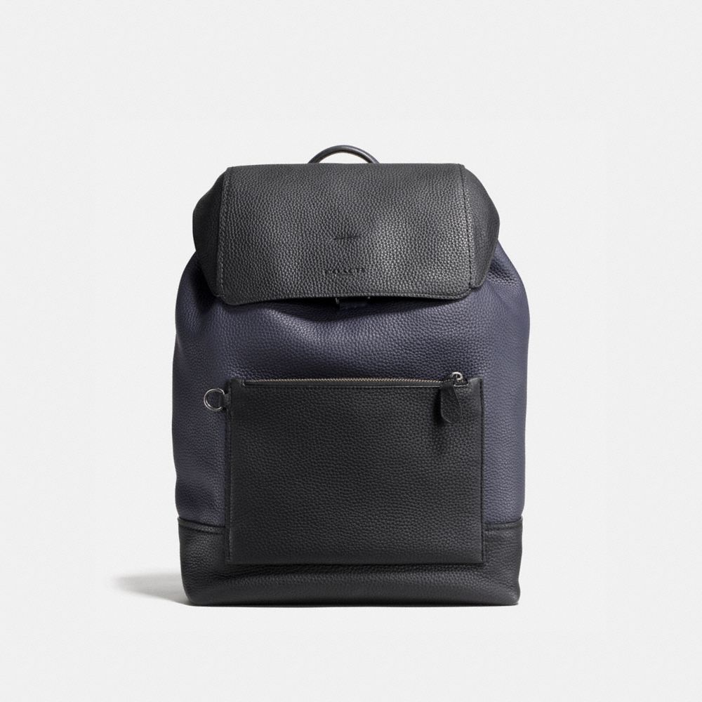 気質アップ COACH コーチ MANHATTAN foldover backpack ビジネスバッグ