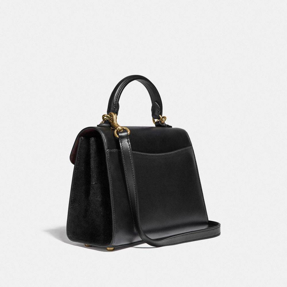 COACH®,Tabby Top Handle 20 In Signature Canvas,,Angle View