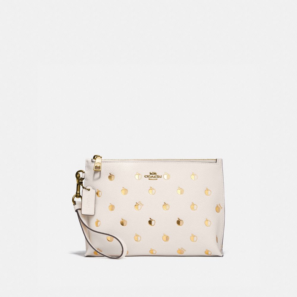 COACH® | Charlie Pouch With Apple Print