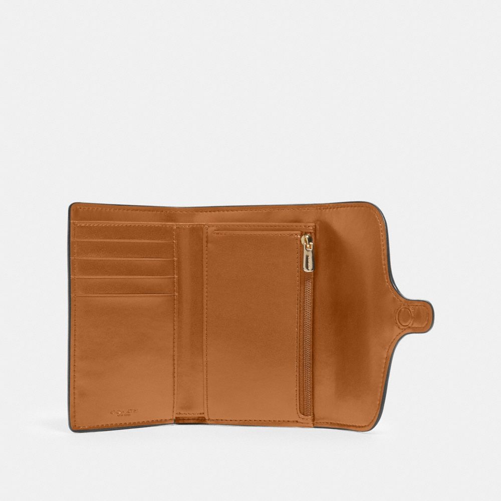 COACH® Outlet Jade Medium Envelope Wallet In Signature Canvas