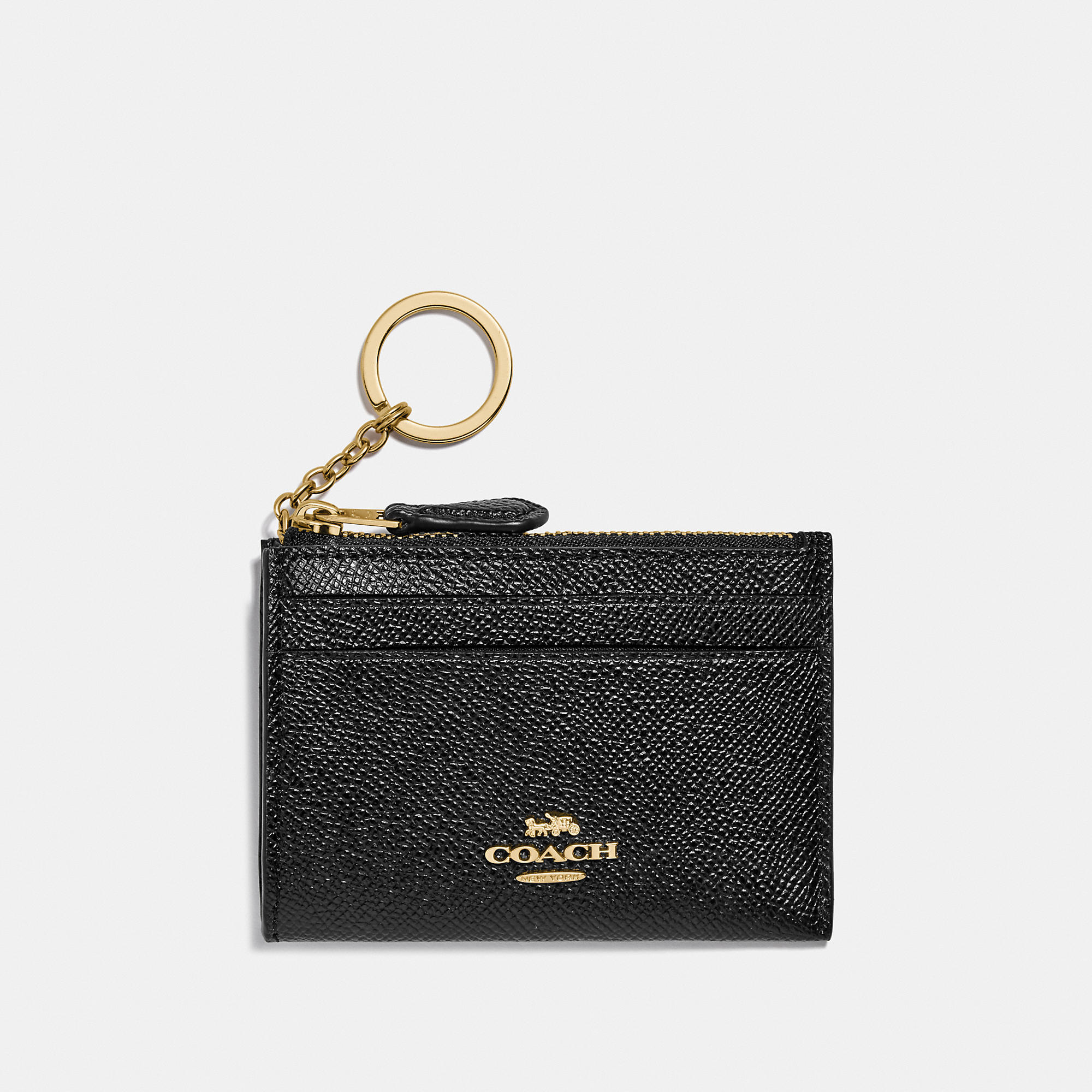 Coach Outlet Mini Skinny Id Case In Black